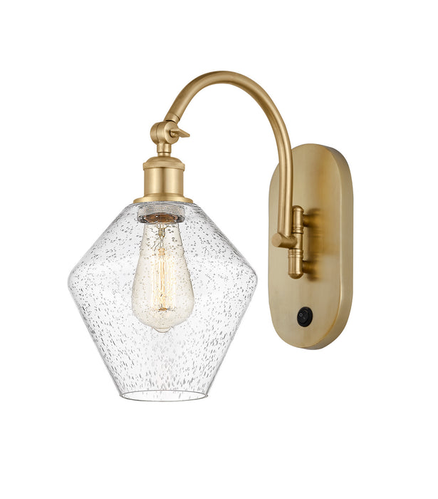 Innovations 518-1W-SG-G654-8 One Light Wall Sconce, Satin Gold