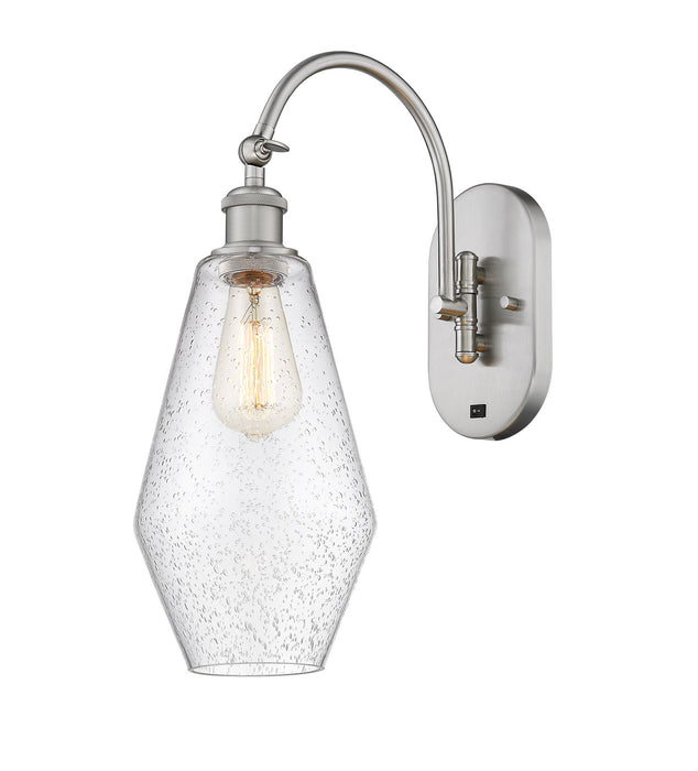 Innovations 518-1W-SN-G654-7 One Light Wall Sconce, Brushed Satin Nickel