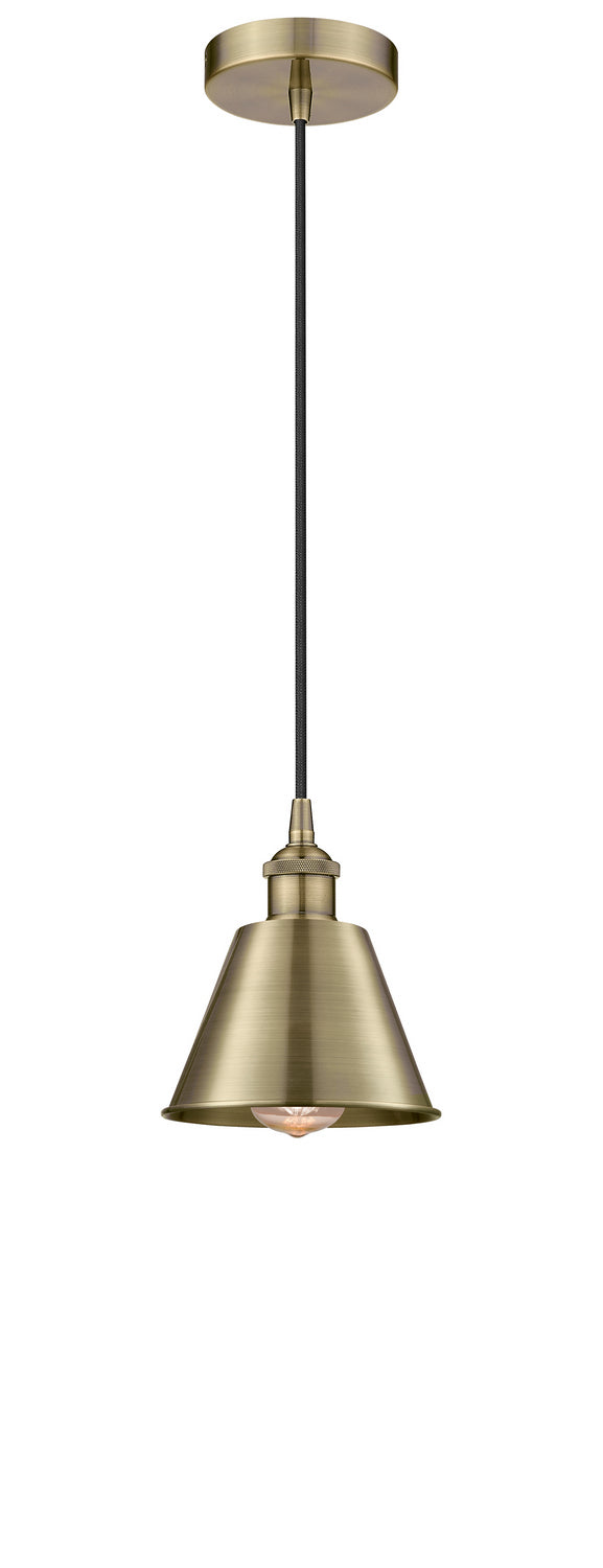 Innovations 616-1P-AB-M8-LED LED Mini Pendant, Antique Brass