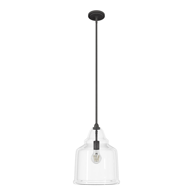 Hunter 19654 One Light Pendant, Noble Bronze