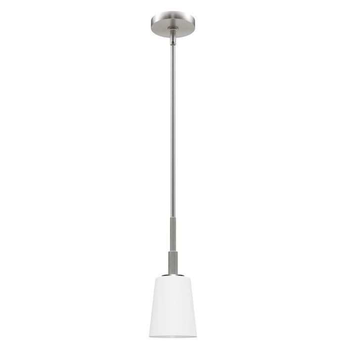 Hunter 19887 One Light Pendant, Brushed Nickel