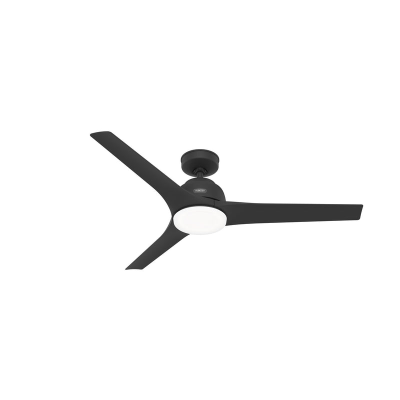Hunter 51585 52" Ceiling Fan, Matte Black