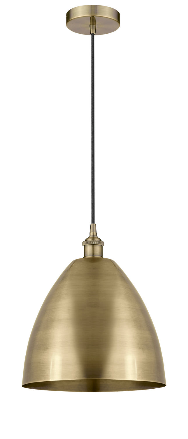 Innovations 616-1P-AB-MBD-12-AB One Light Mini Pendant, Antique Brass