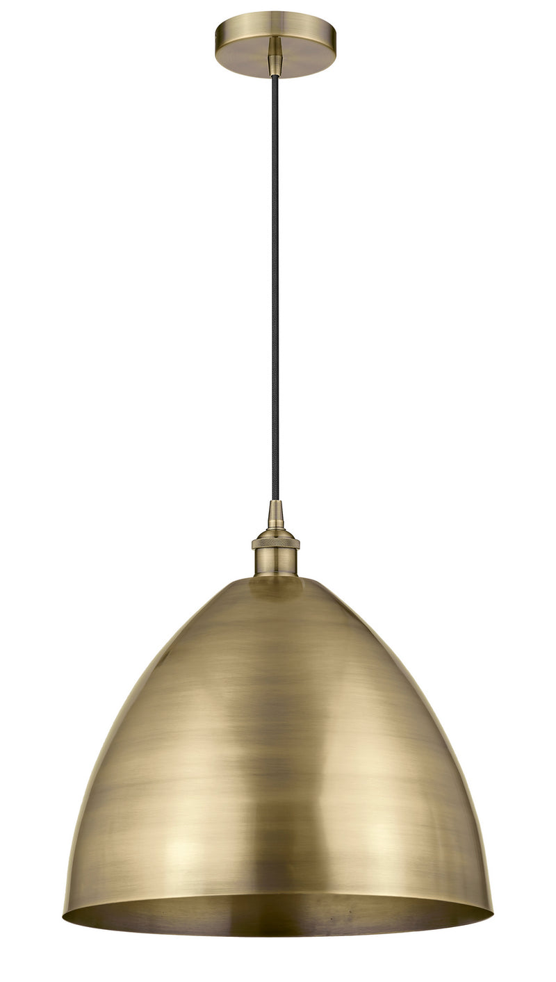 Innovations 616-1P-AB-MBD-16-AB-LED LED Mini Pendant, Antique Brass