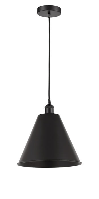 Innovations 616-1P-BK-MBC-12-BK One Light Mini Pendant, Matte Black