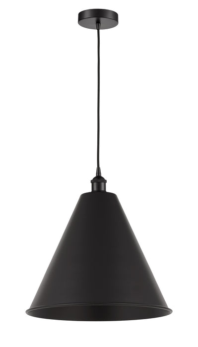 Innovations 616-1P-BK-MBC-16-BK One Light Mini Pendant, Matte Black