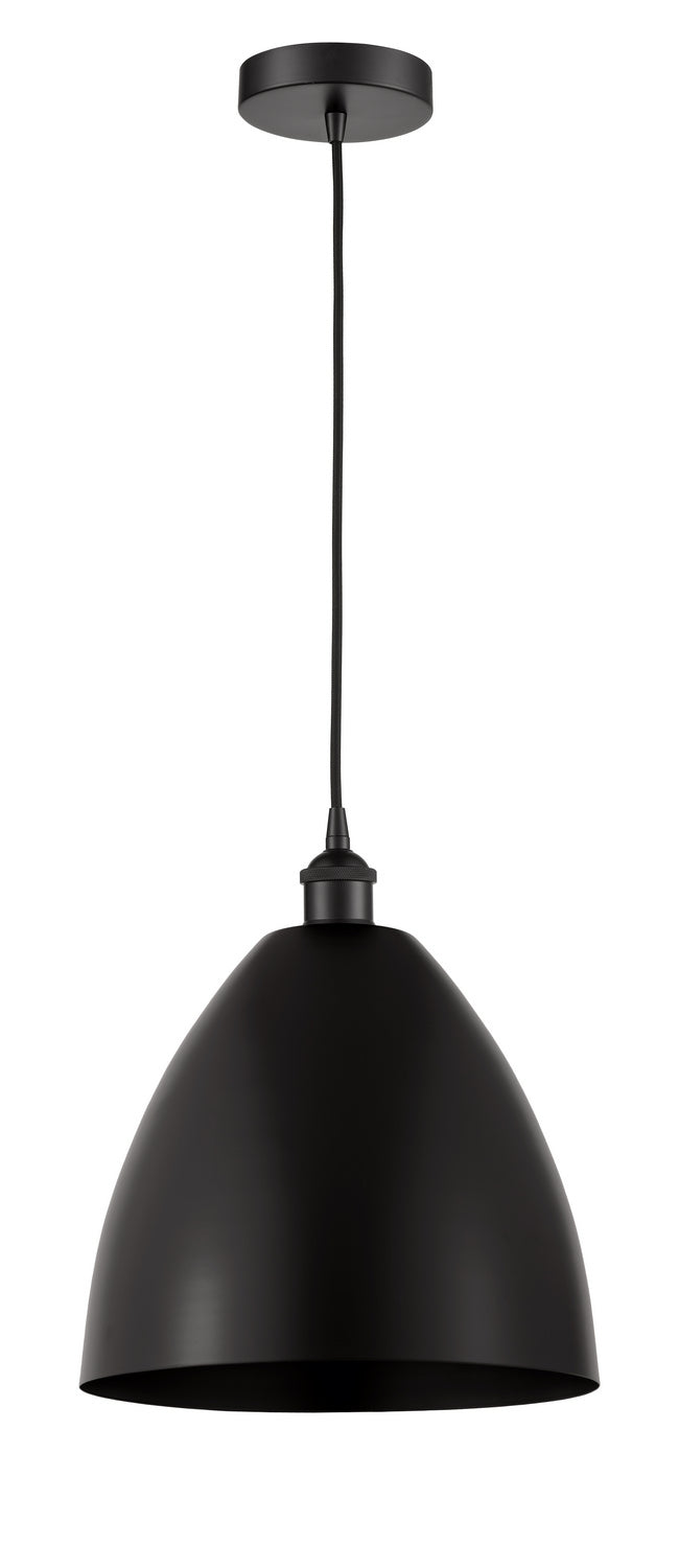 Innovations 616-1P-BK-MBD-12-BK One Light Mini Pendant, Matte Black