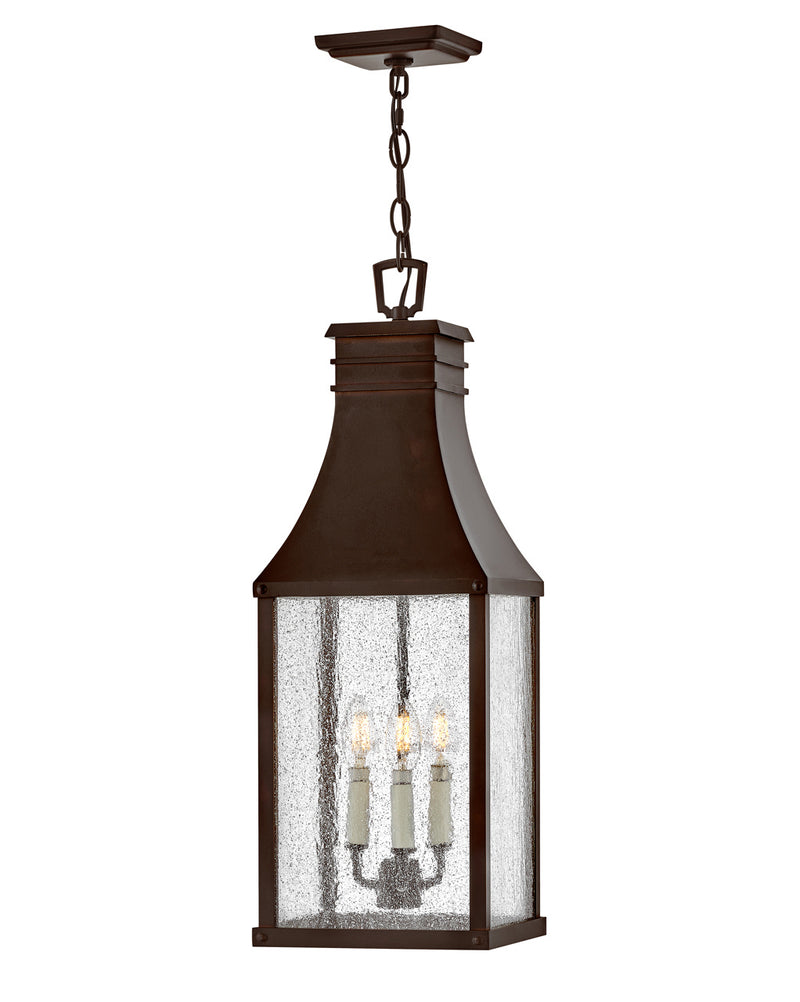 Hinkley 17462BLC LED Hanging Lantern, Blackened Copper