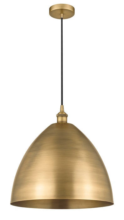 Innovations 616-1P-BB-MBD-16-BB One Light Mini Pendant, Brushed Brass