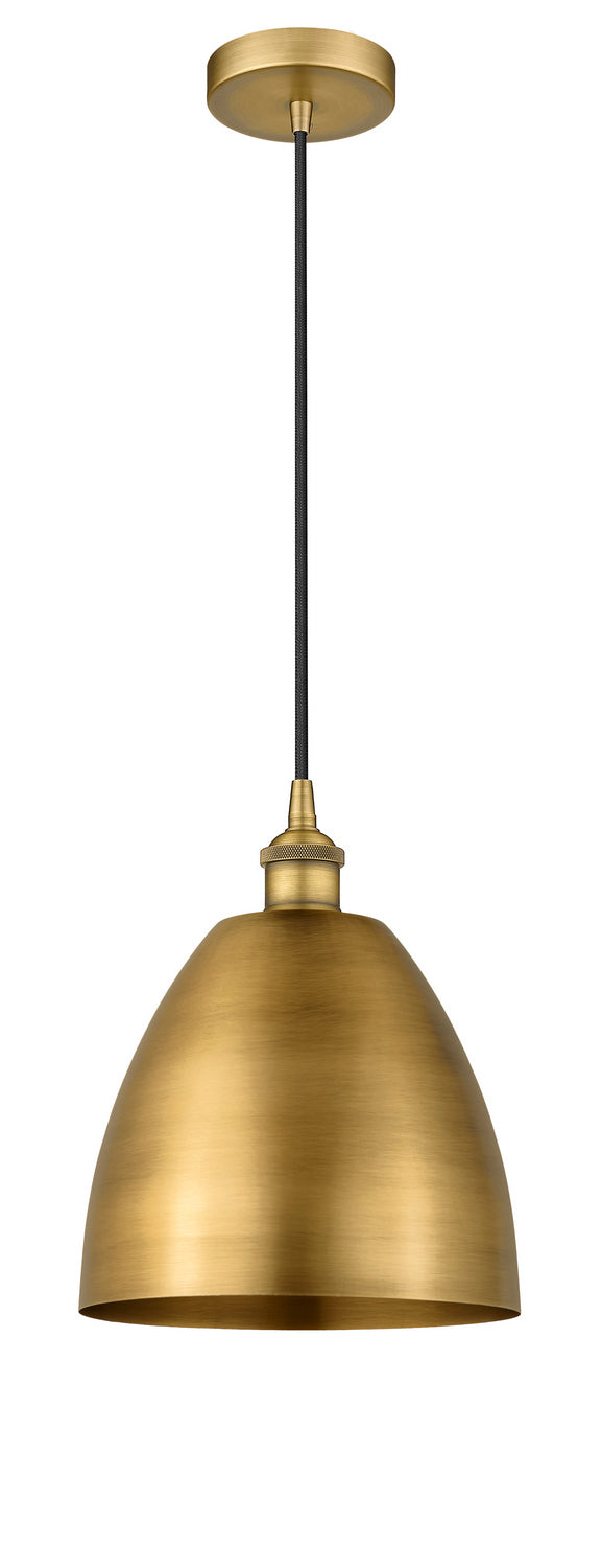 Innovations 616-1P-BB-MBD-9-BB One Light Mini Pendant, Brushed Brass