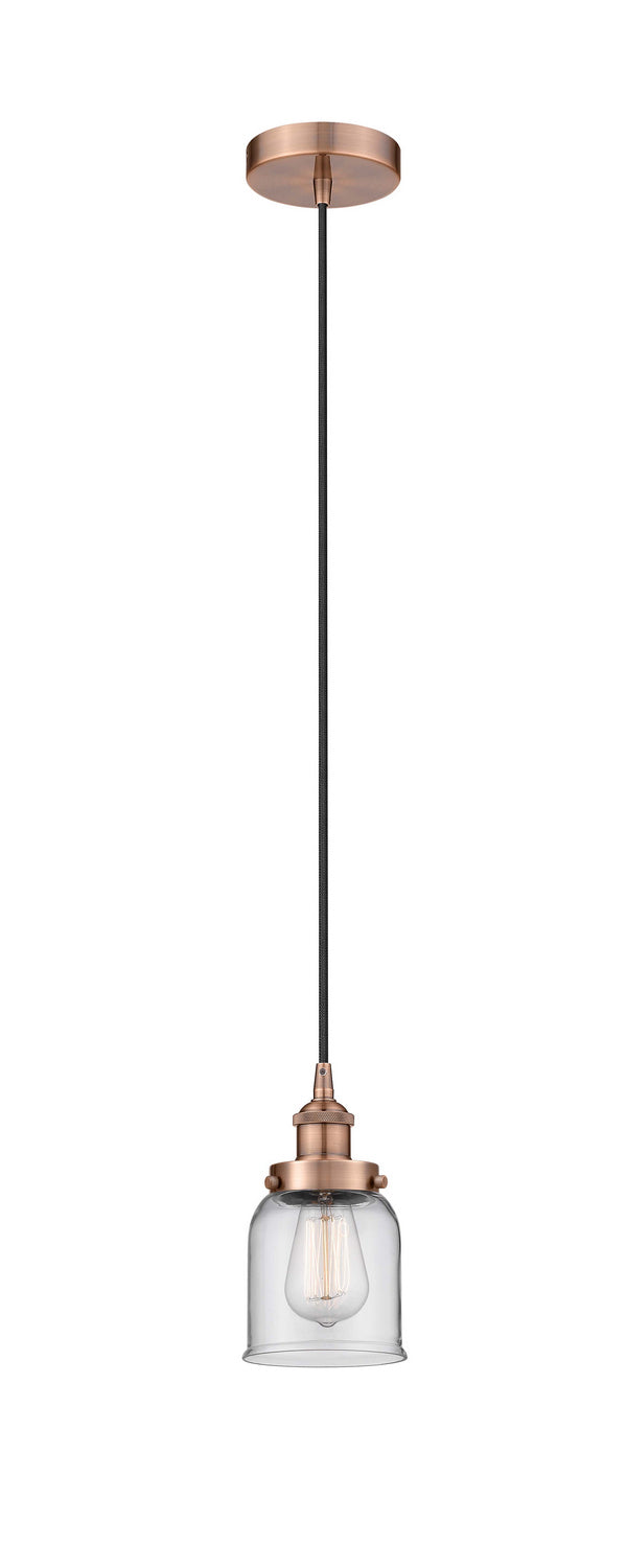 Innovations 616-1PH-AC-G52 One Light Mini Pendant, Antique Copper