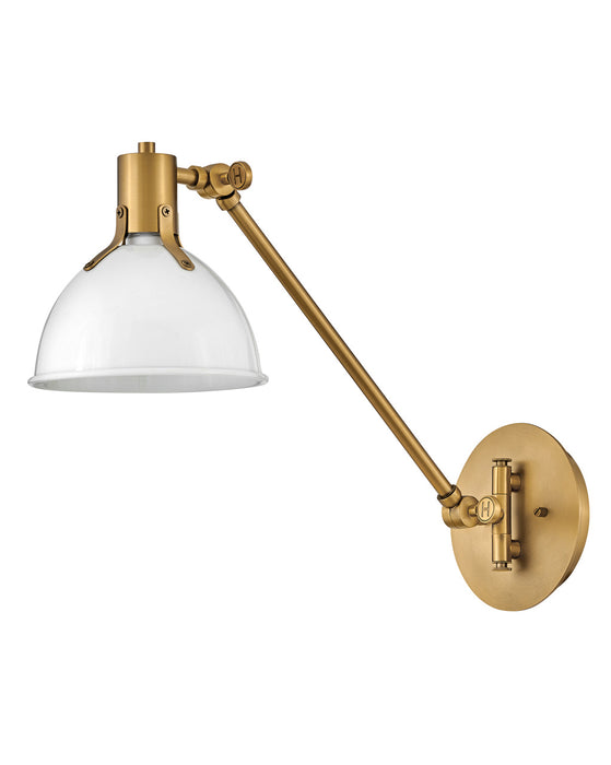 Hinkley 3480PT LED Wall Sconce, Polished White