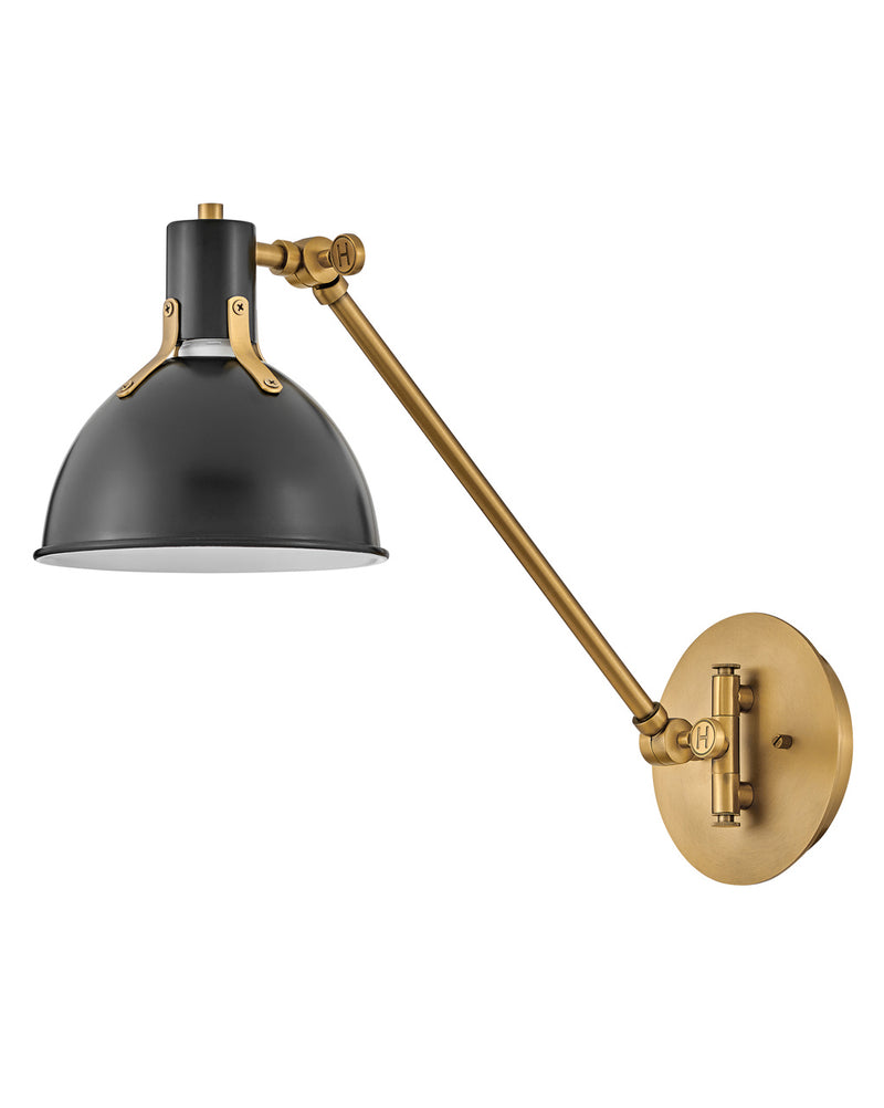 Hinkley 3480SK LED Wall Sconce, Satin Black