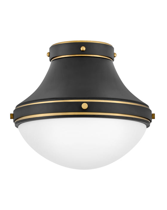 Hinkley 39051BK LED Flush Mount, Black