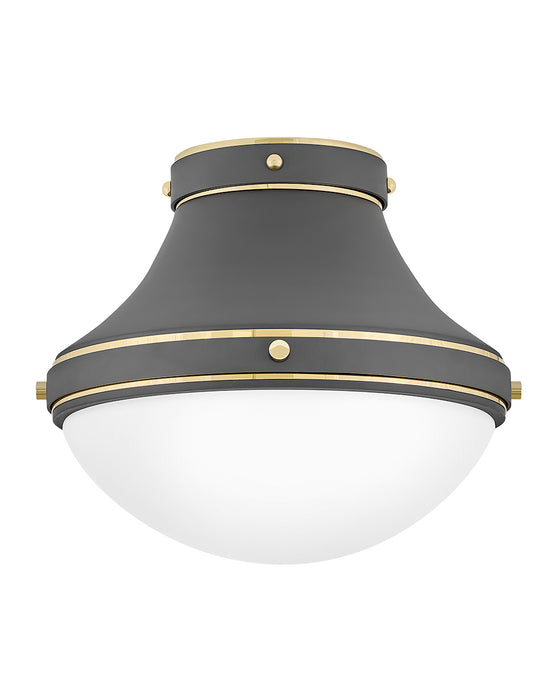 Hinkley 39051DMG LED Flush Mount, Dark Matte Grey