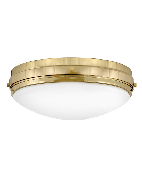 Hinkley 39053BBR LED Flush Mount, Bright Brass