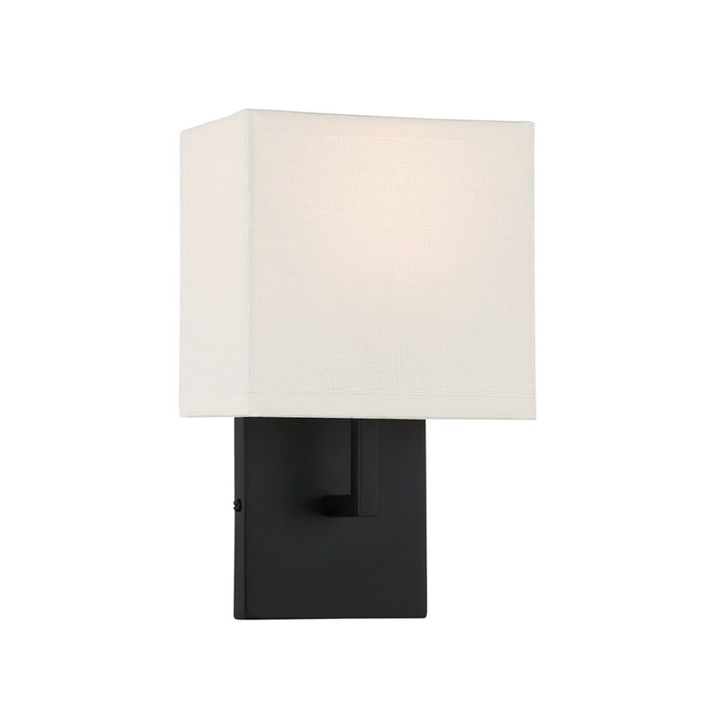 George Kovacs P470-66A One Light Wall Mount, Coal