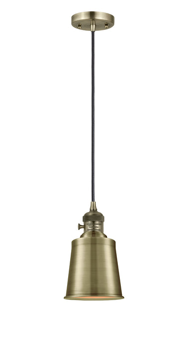 Innovations 201CSW-AB-M9-AB-LED LED Mini Pendant, Antique Brass