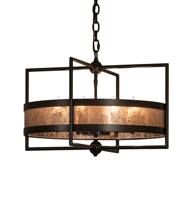Meyda Tiffany 247648 Eight Light Chandelier, Timeless Bronze Vein