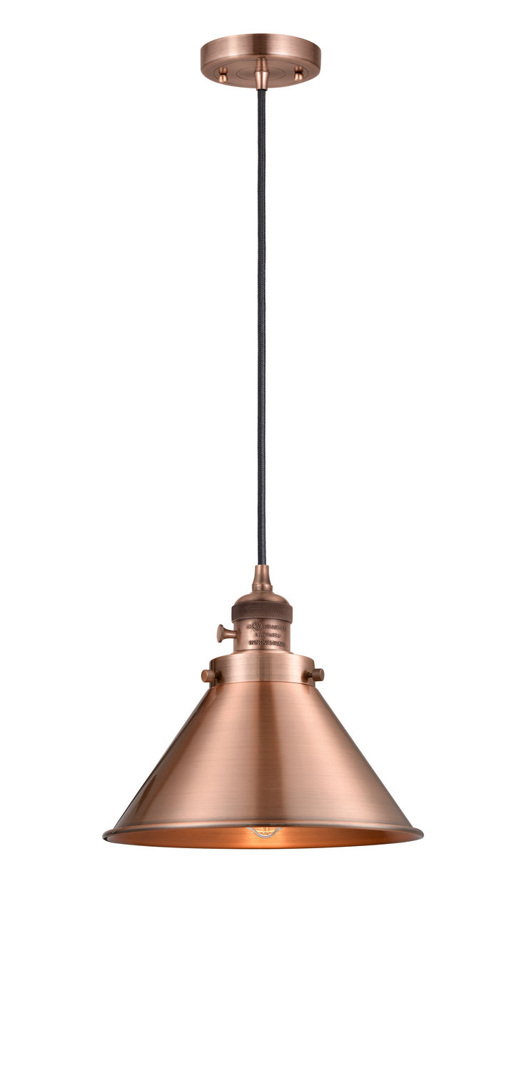 Innovations 201CSW-AC-M10-AC One Light Mini Pendant, Antique Copper