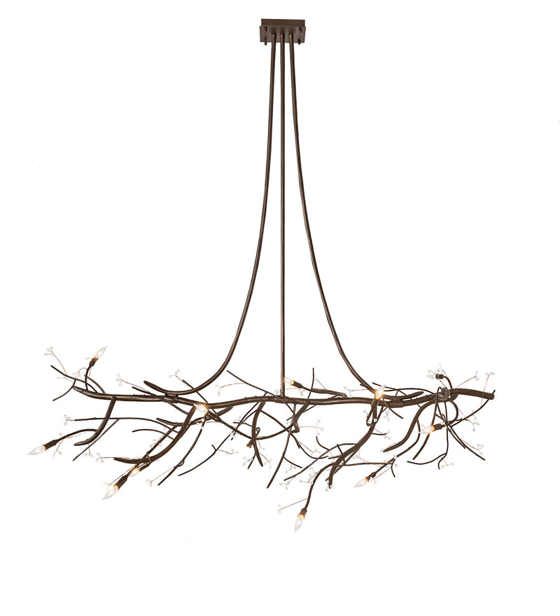 Meyda Tiffany 251130 LED Chandelier, Tyler Bronze