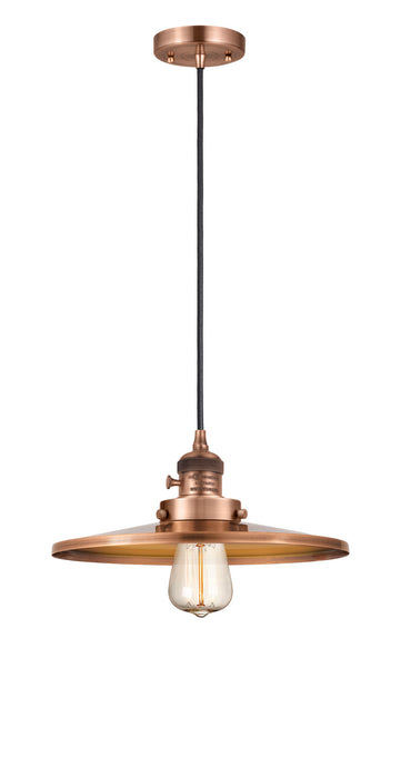 Innovations 201CSW-AC-MFR-AC-12-LED LED Mini Pendant, Antique Copper