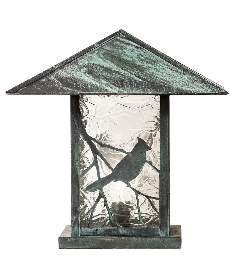 Meyda Tiffany 253160 One Light Pier Mount, Verdigris
