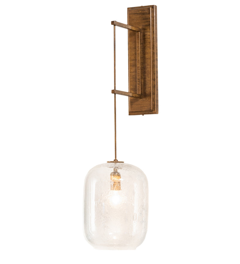 Meyda Tiffany 253445 LED Wall Sconce, Brushed Gold