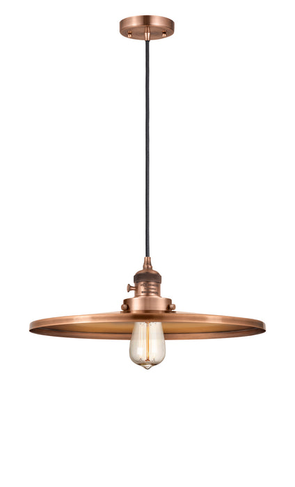 Innovations 201CSW-AC-MFR-AC-16-LED LED Mini Pendant, Antique Copper