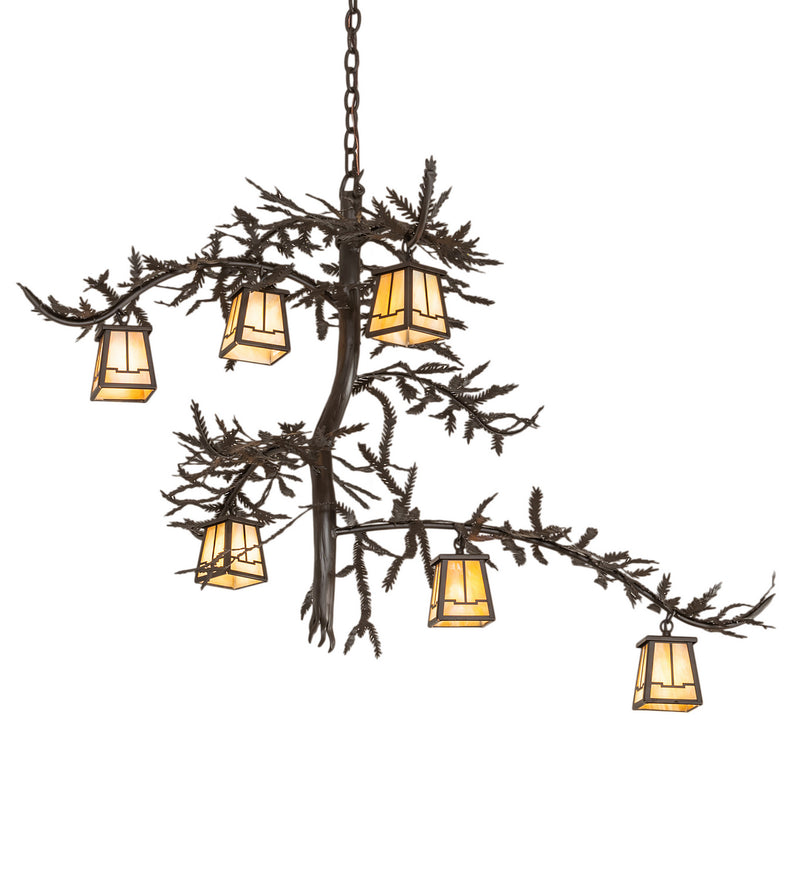 Meyda Tiffany 253650 Six Light Chandelier, Oil Rubbed Bronze