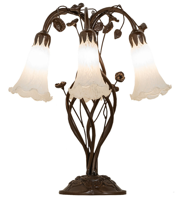 Meyda Tiffany 255807 Six Light Table Lamp, Mahogany Bronze