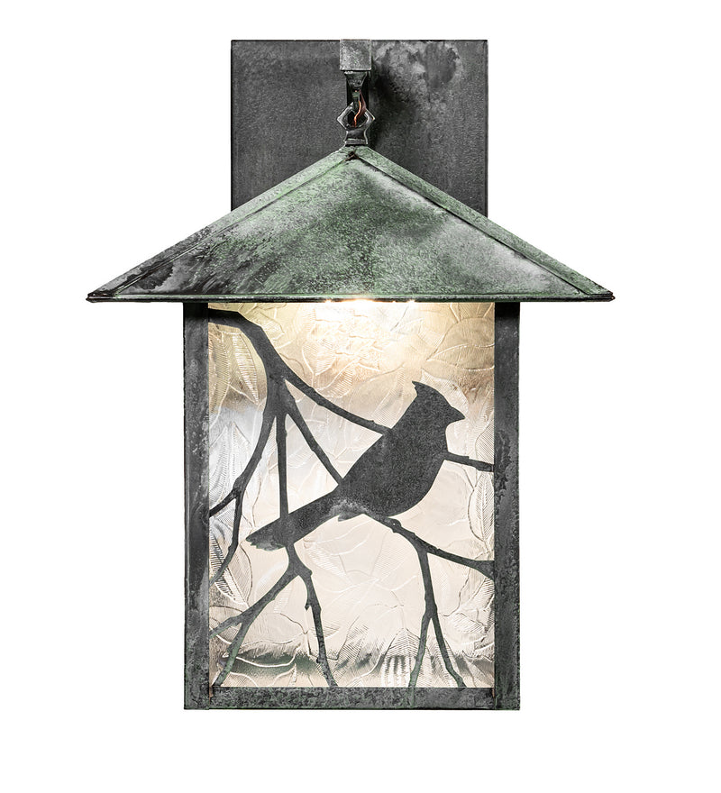 Meyda Tiffany 94681 One Light Wall Sconce, Verdigris