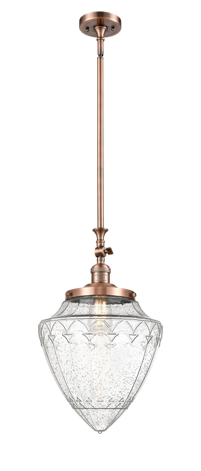 Innovations 206-AC-G664-12-LED LED Mini Pendant, Antique Copper