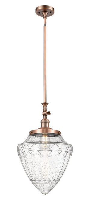 Innovations 206-AC-G664-12-LED LED Mini Pendant, Antique Copper