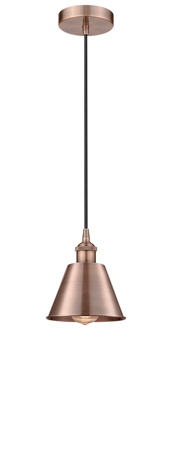 Innovations 616-1P-AC-M8-LED LED Mini Pendant, Antique Copper