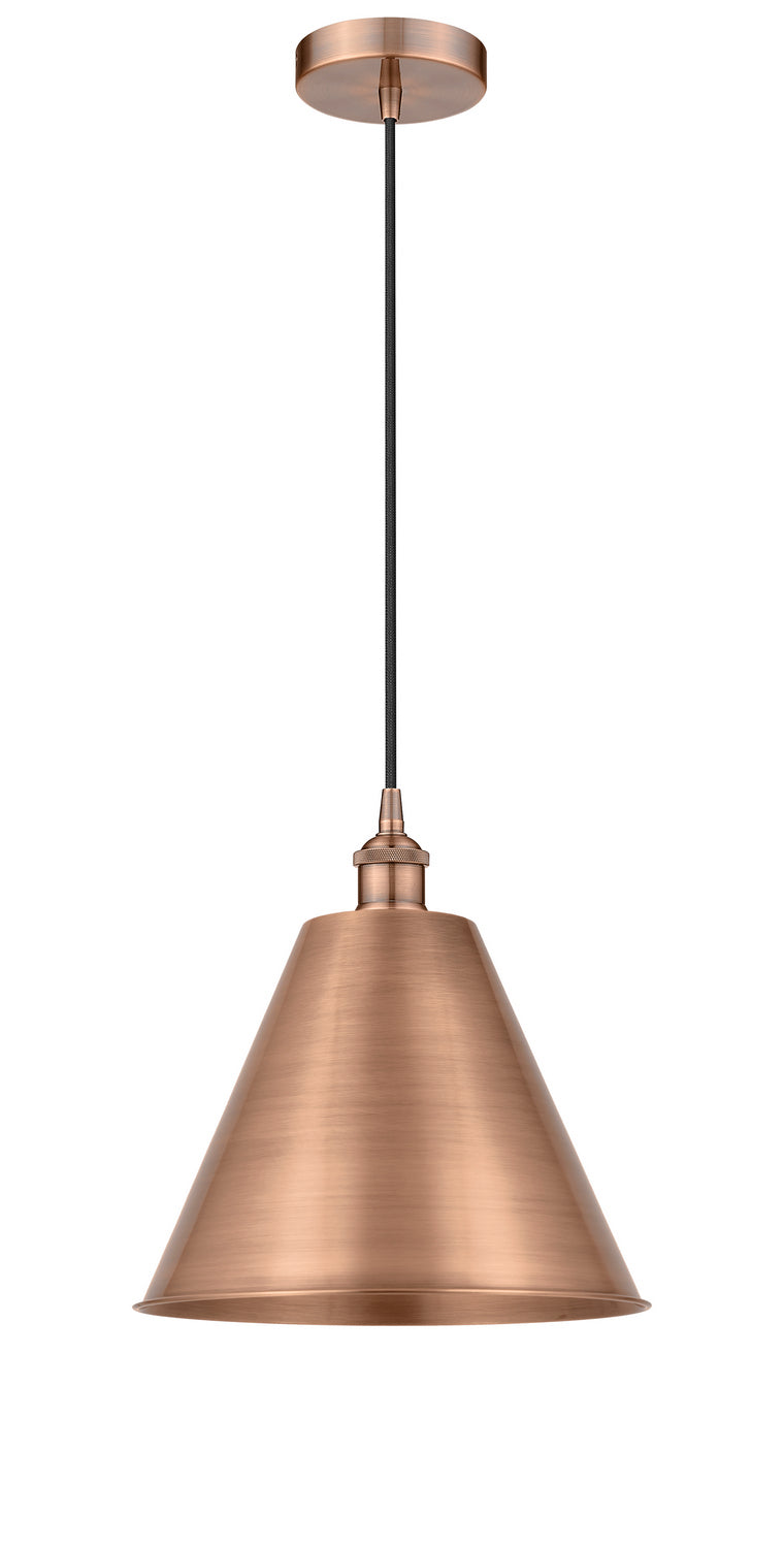 Innovations 616-1P-AC-MBC-12-AC One Light Mini Pendant, Antique Copper