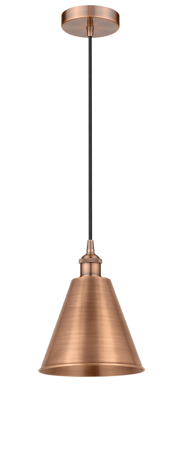 Innovations 616-1P-AC-MBC-8-AC One Light Mini Pendant, Antique Copper