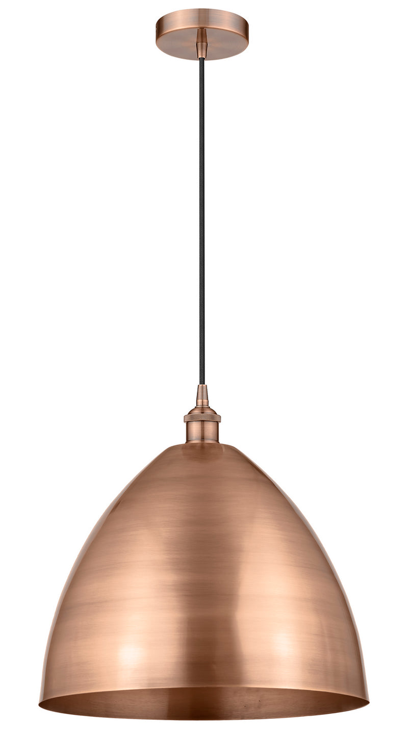 Innovations 616-1P-AC-MBD-16-AC One Light Mini Pendant, Antique Copper