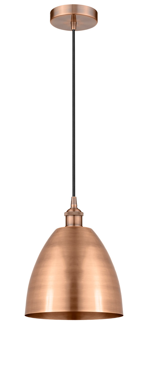 Innovations 616-1P-AC-MBD-9-AC One Light Mini Pendant, Antique Copper