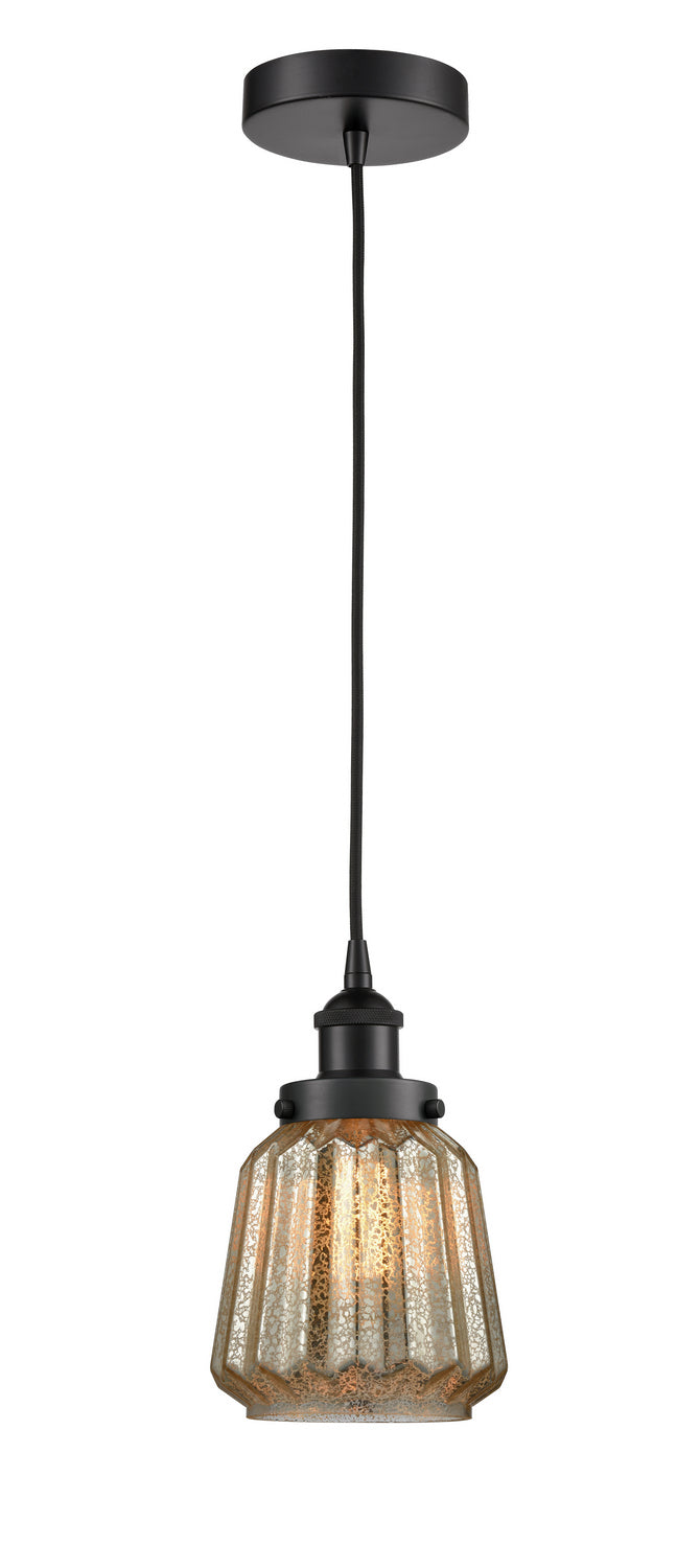 Innovations 616-1PH-BK-G146-LED LED Mini Pendant, Matte Black