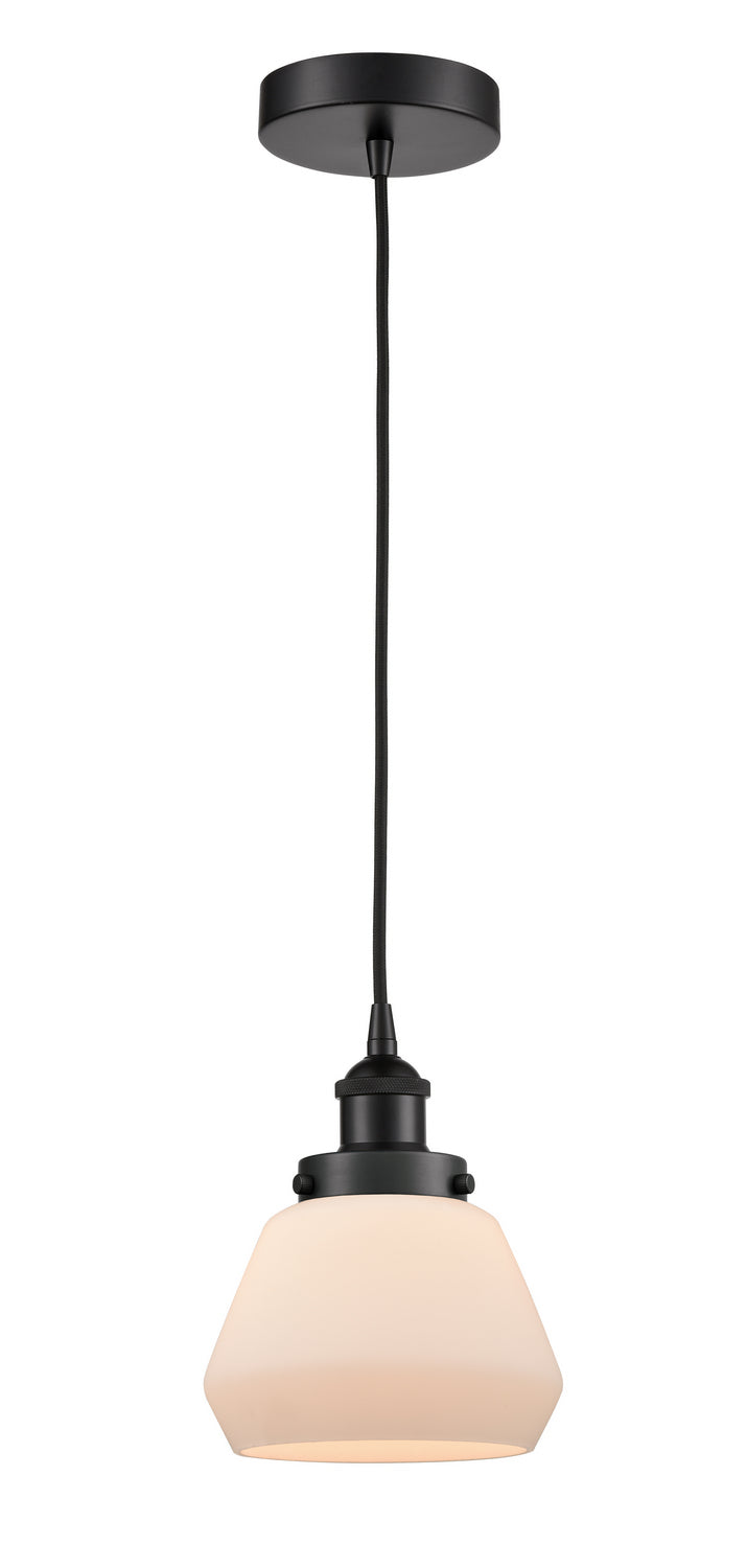 Innovations 616-1PH-BK-G171 One Light Mini Pendant, Matte Black