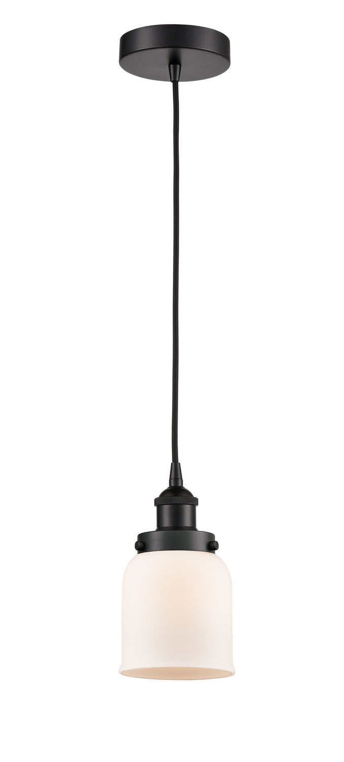 Innovations 616-1PH-BK-G51 One Light Mini Pendant, Matte Black