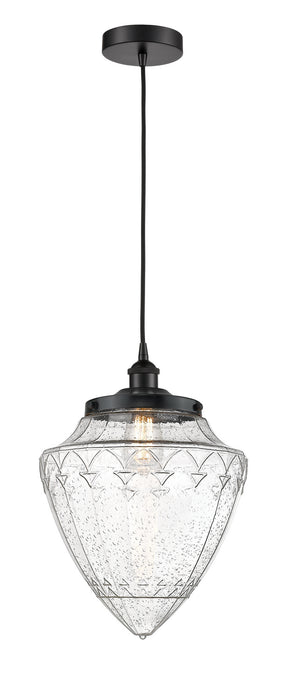 Innovations 616-1PH-BK-G664-12 One Light Mini Pendant, Matte Black