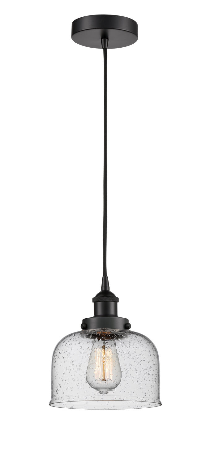 Innovations 616-1PH-BK-G74 One Light Mini Pendant, Matte Black