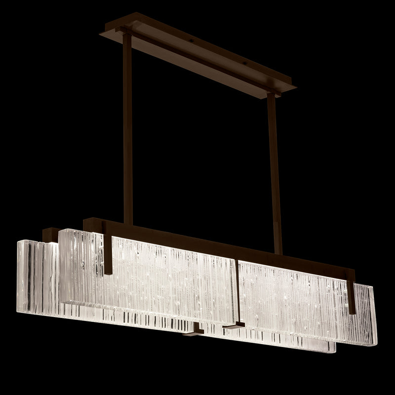 Fine Art 928040-45ST LED Linear Pendant, Bronze