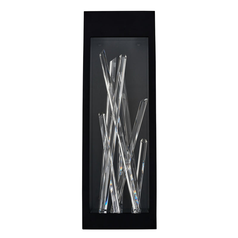 Allegri 090021-052-FR001 LED Outdoor Wall Sconce, Matte Balck