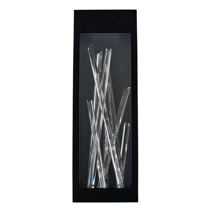 Allegri 090021-052-FR001 LED Outdoor Wall Sconce, Matte Balck