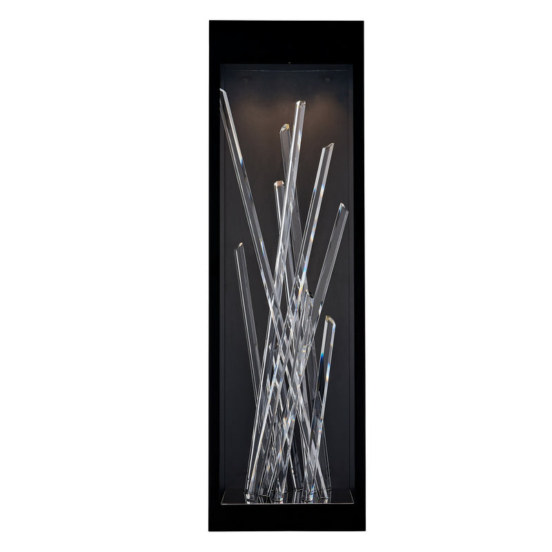 Allegri 090022-052-FR001 LED Outdoor Wall Sconce, Matte Balck