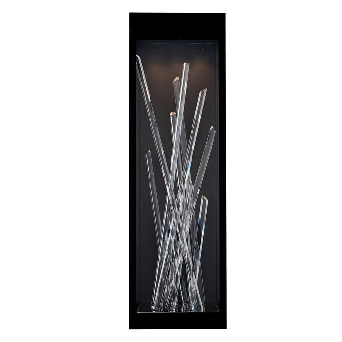 Allegri 090022-052-FR001 LED Outdoor Wall Sconce, Matte Balck