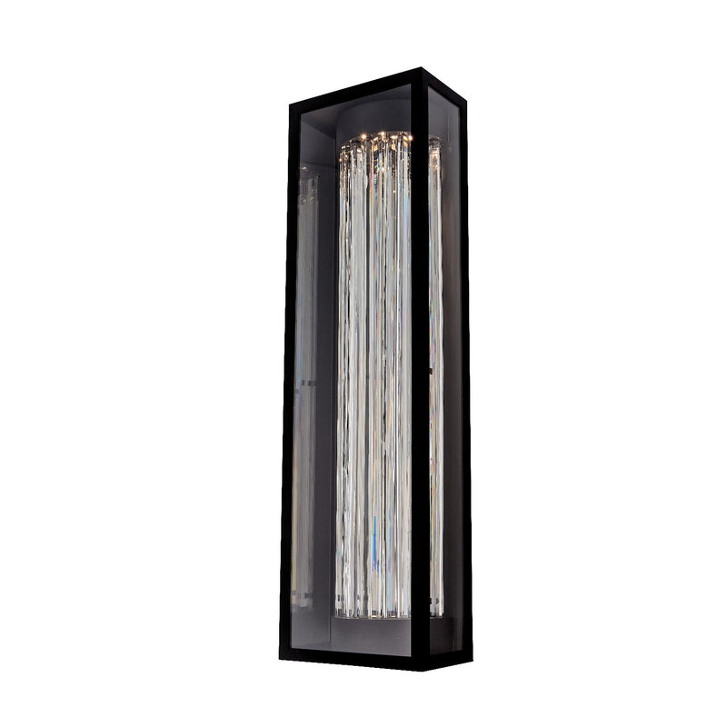 Allegri 090122-052-FR001 LED Outdoor Wall Sconce, Matte Balck